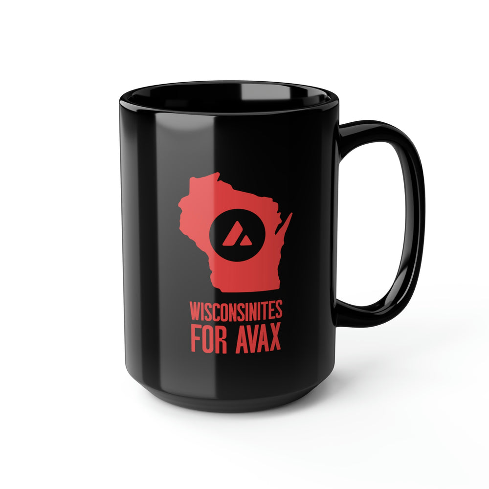 Wisconsinites for Avax | Black Mug