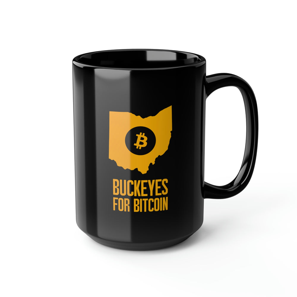 Buckeyes for Bitcoin | Black Mug