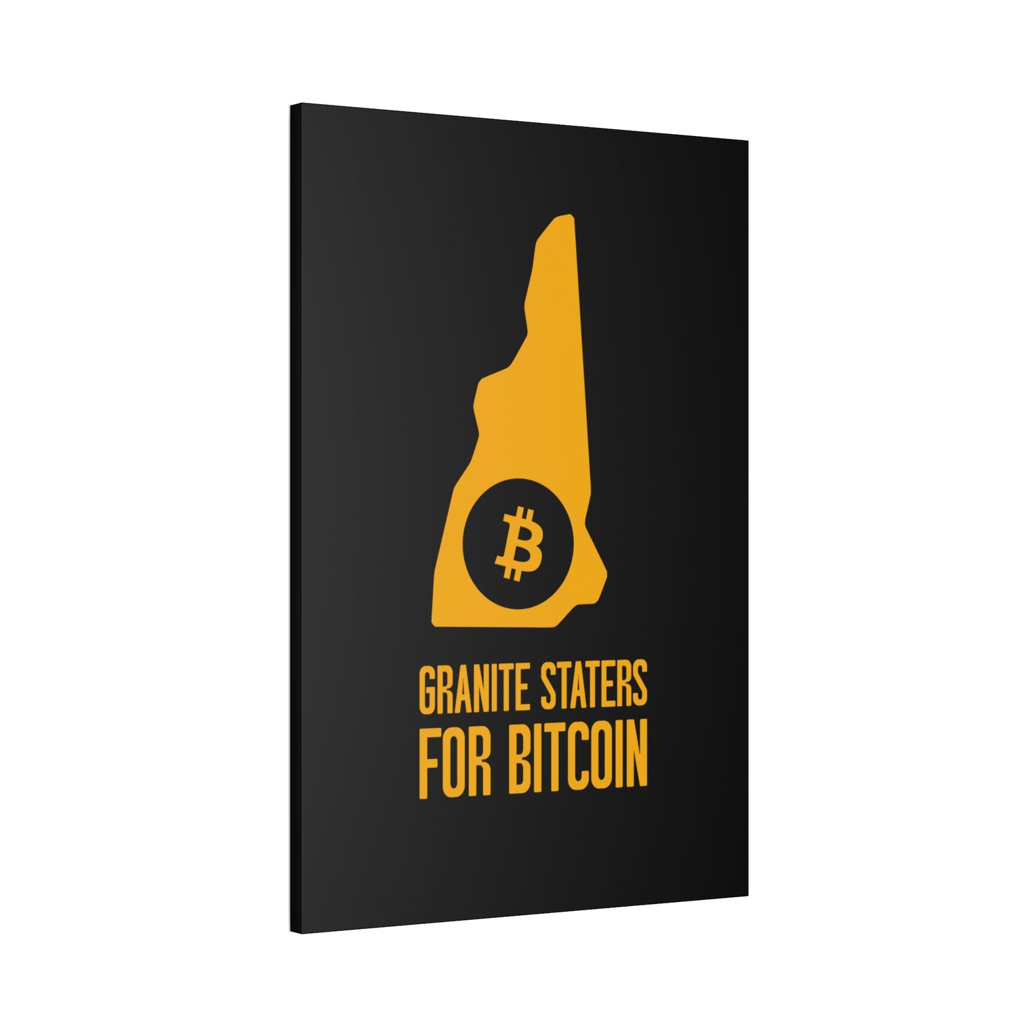 Granite Staters for Bitcoin | Wall Canvas