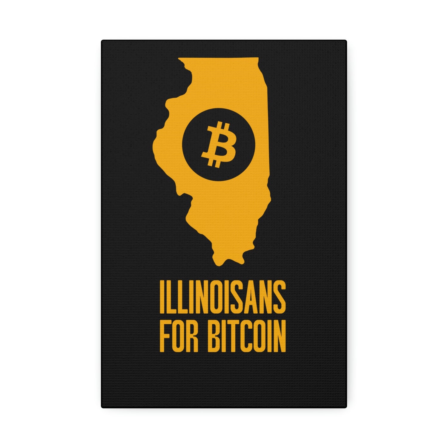 Illinoisans for Bitcoin | Wall Canvas