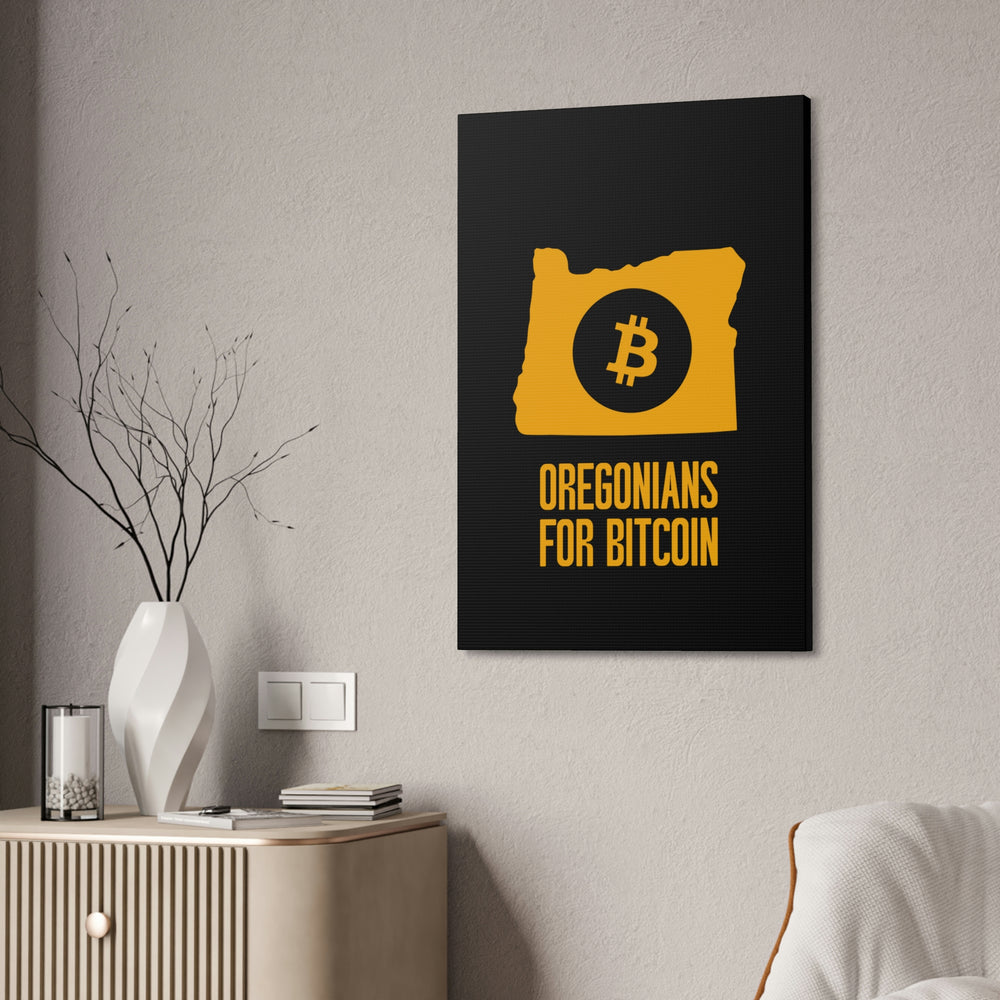 Oregonians for Bitcoin | Wall Canvas