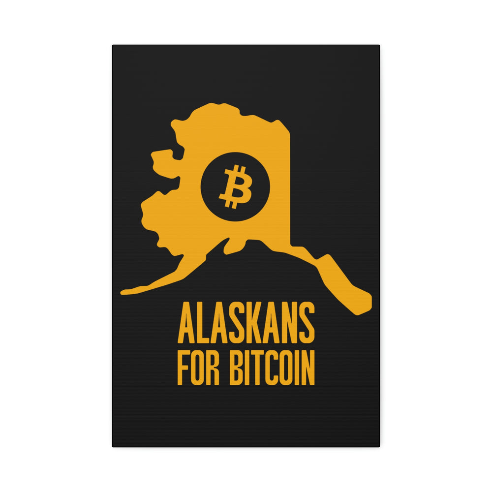 Alaskans for Bitcoin | Wall Canvas