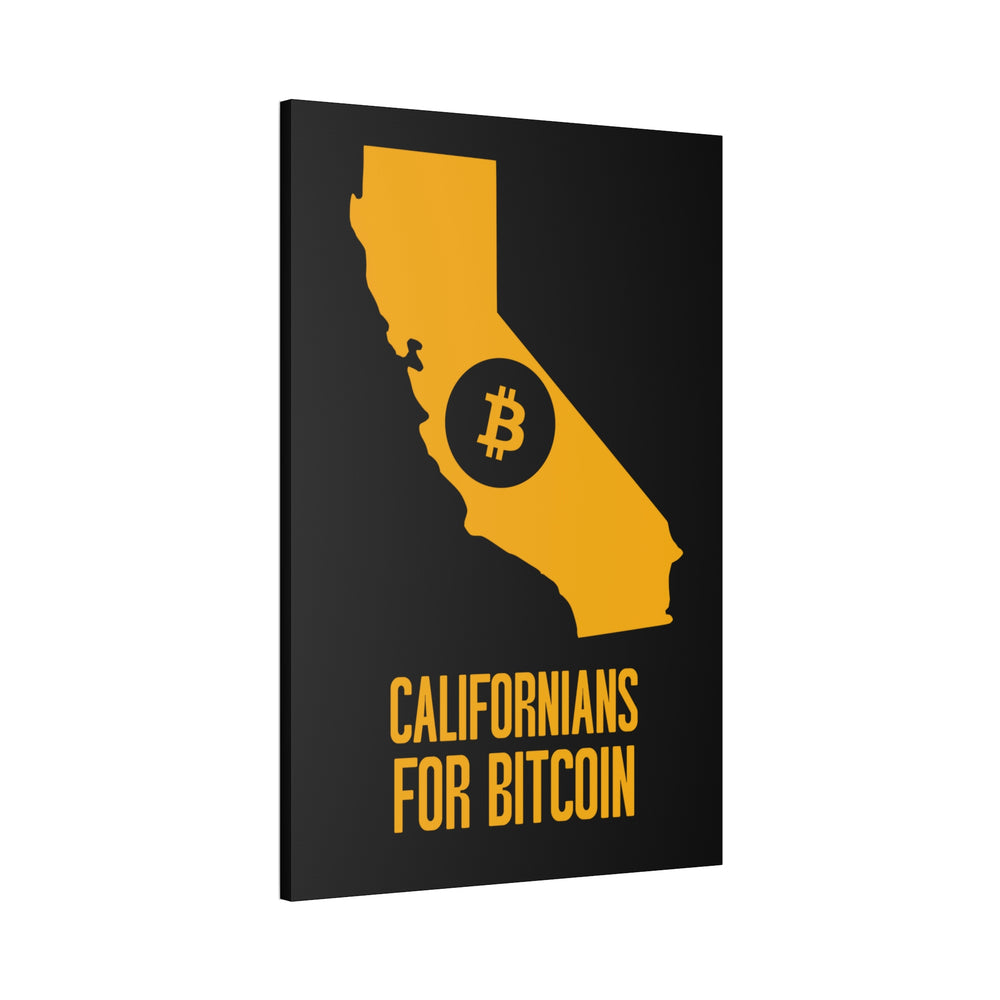 Californians for Bitcoin | Wall Canvas