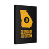 Georgians for Bitcoin | Wall Canvas