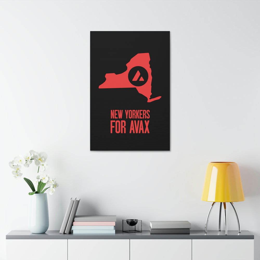 New Yorkers for Avax | Wall Canvas