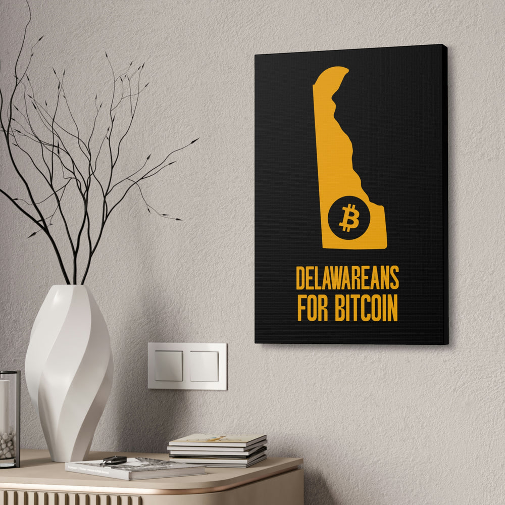 Delawareans for Bitcoin | Wall Canvas