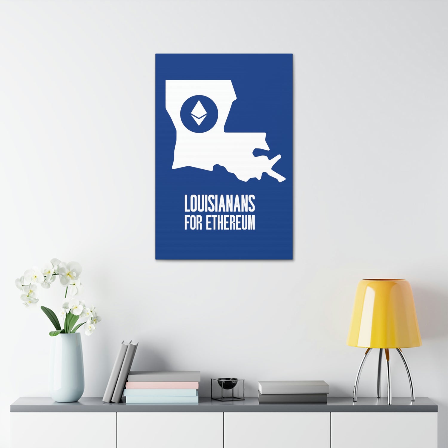 Louisianans for Ethereum | Wall Canvas