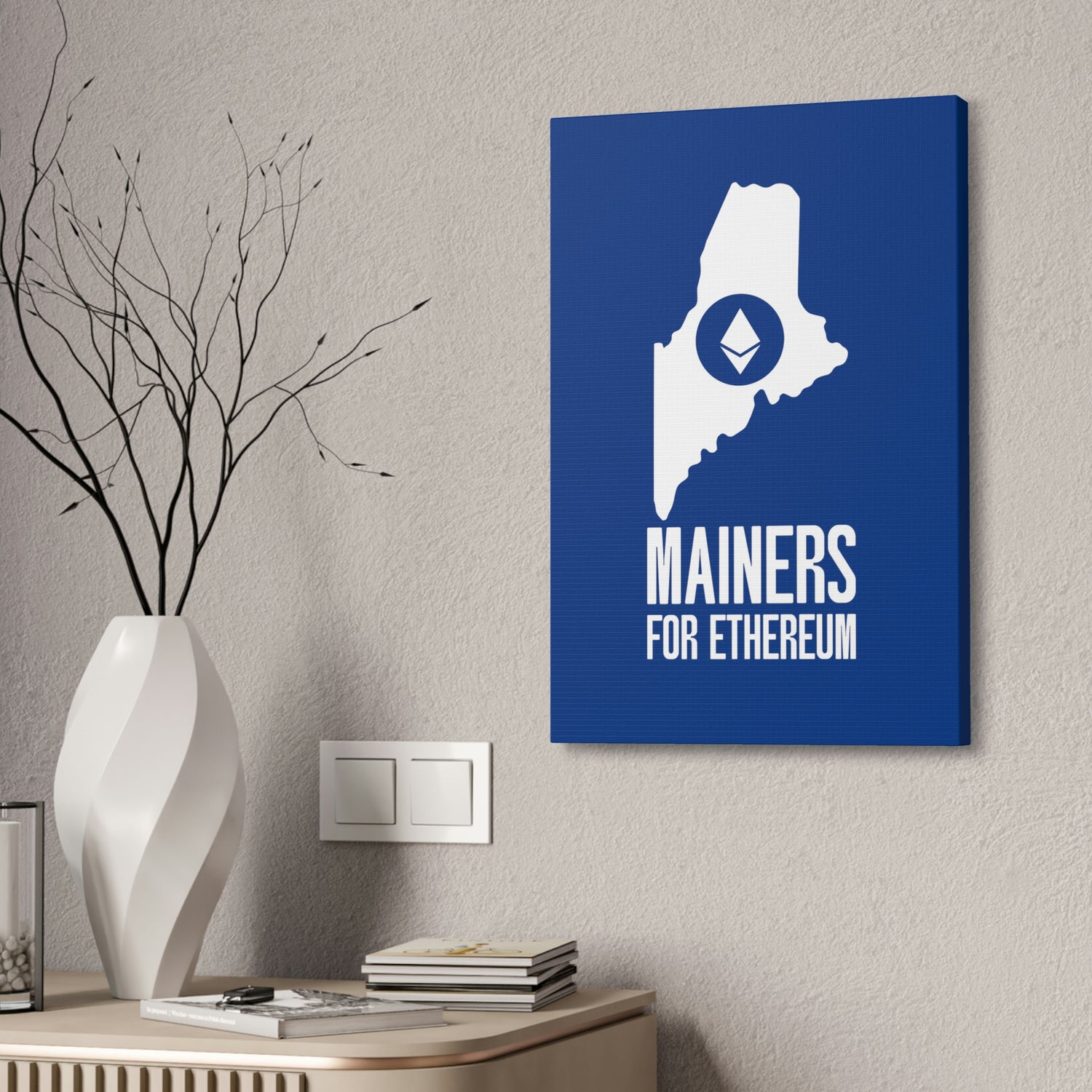 Mainers for Ethereum | Wall Canvas