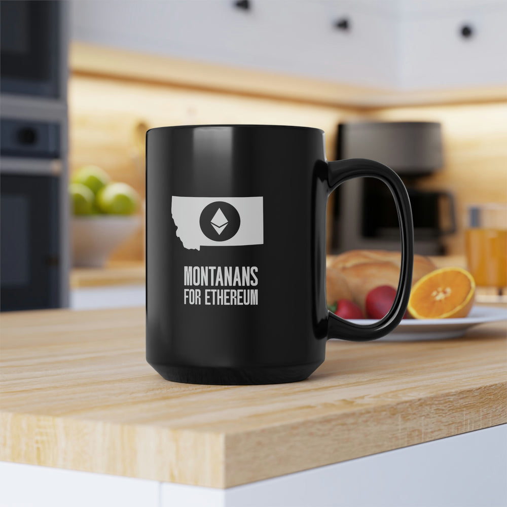 Montanans for Ethereum | Black Mug