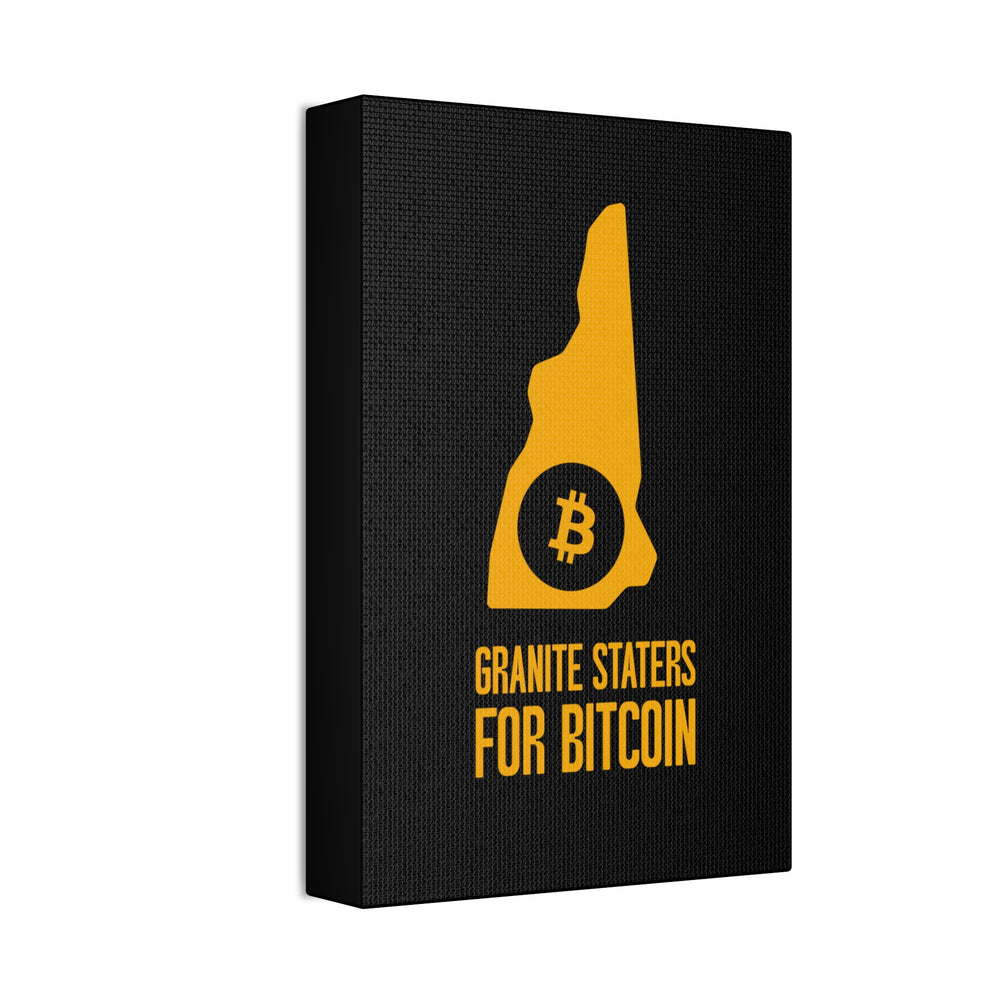 Granite Staters for Bitcoin | Wall Canvas