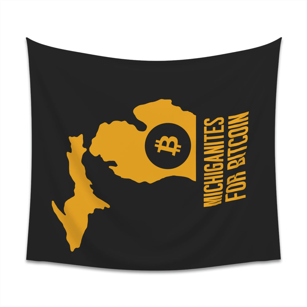 Michiganites for Bitcoin | Wall Tapestry