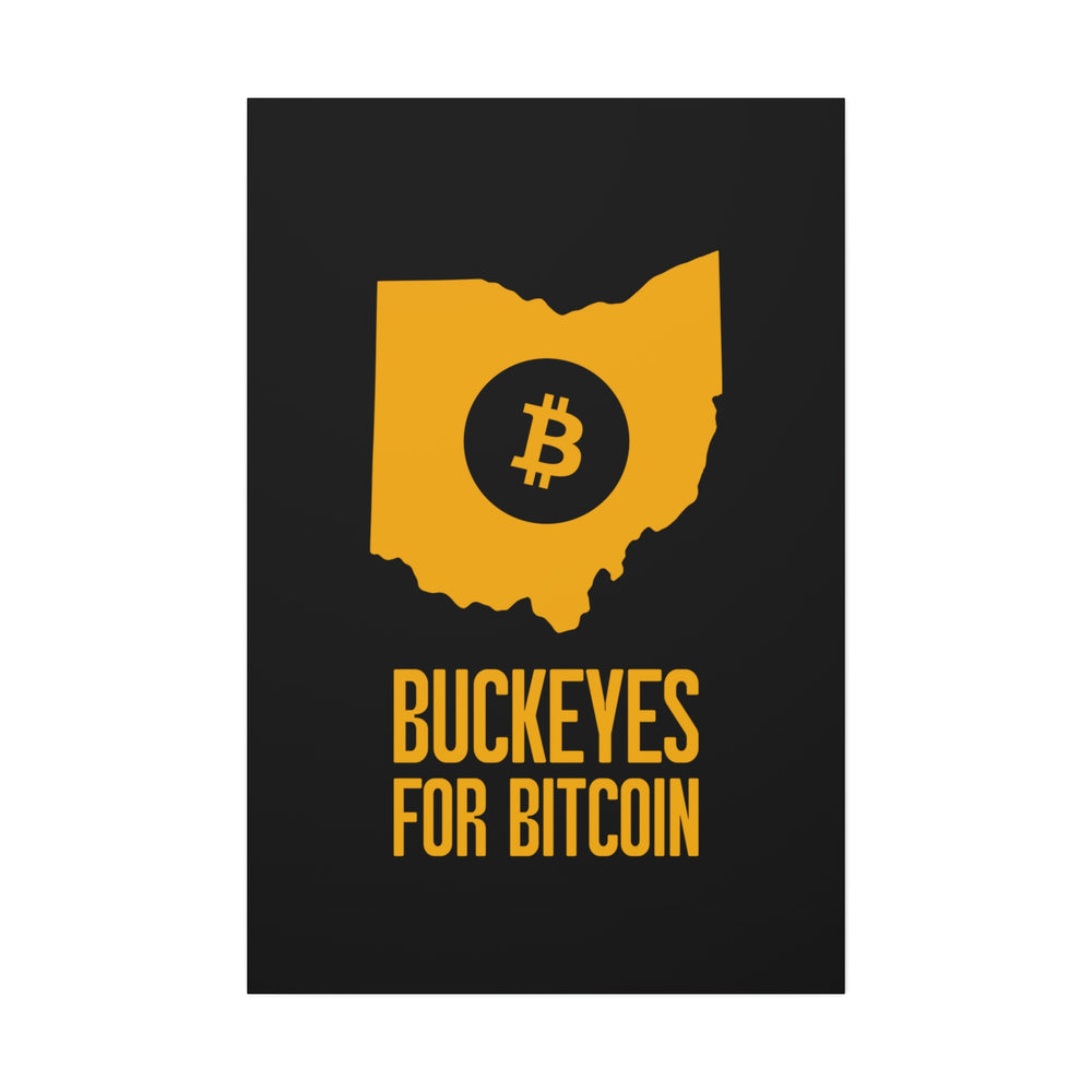 Buckeyes for Bitcoin | Wall Canvas