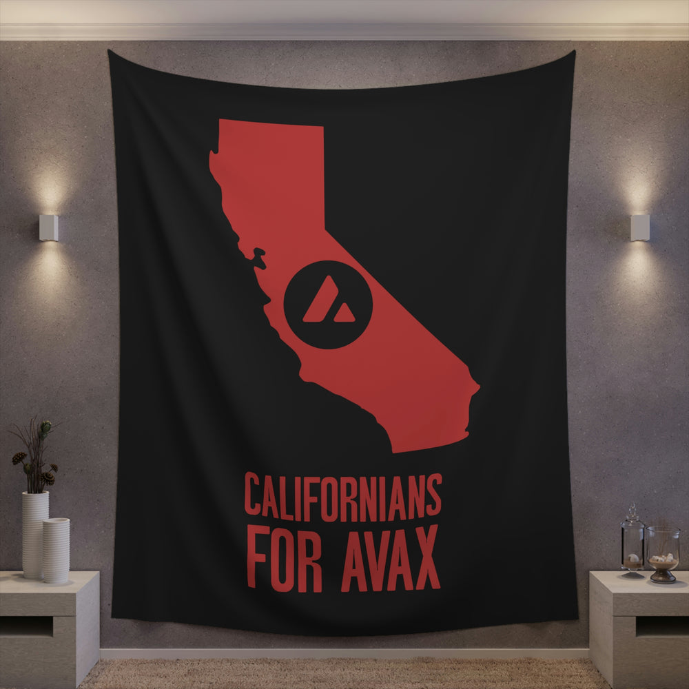 Californians for Avax | Wall Tapestry