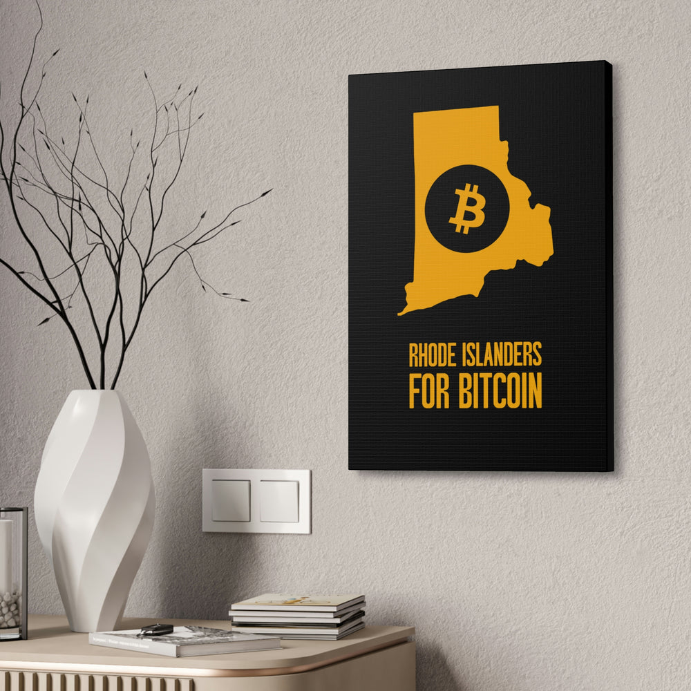 Rhode Islanders for Bitcoin | Wall Canvas