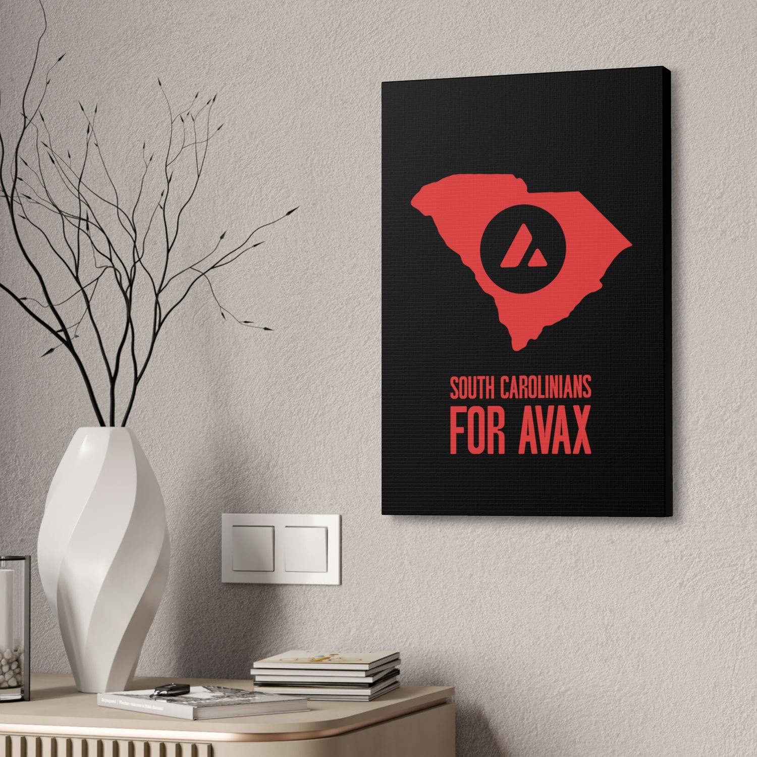 South Carolinians for Avax | Wall Canvas