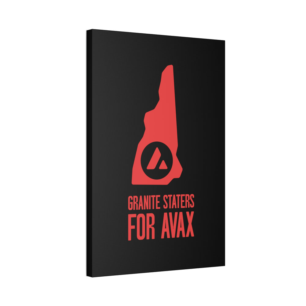 Granite Staters for Avax | Wall Canvas