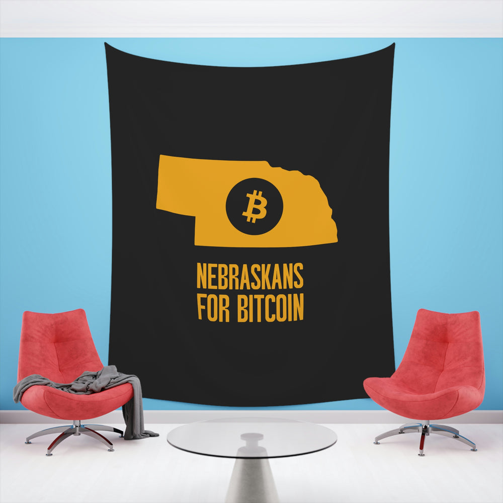 Nebraskans for Bitcoin | Wall Tapestry