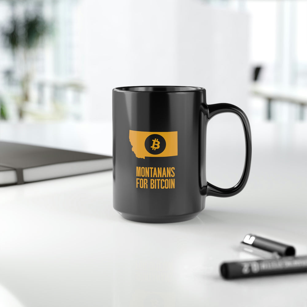 Montanans for Bitcoin | Black Mug