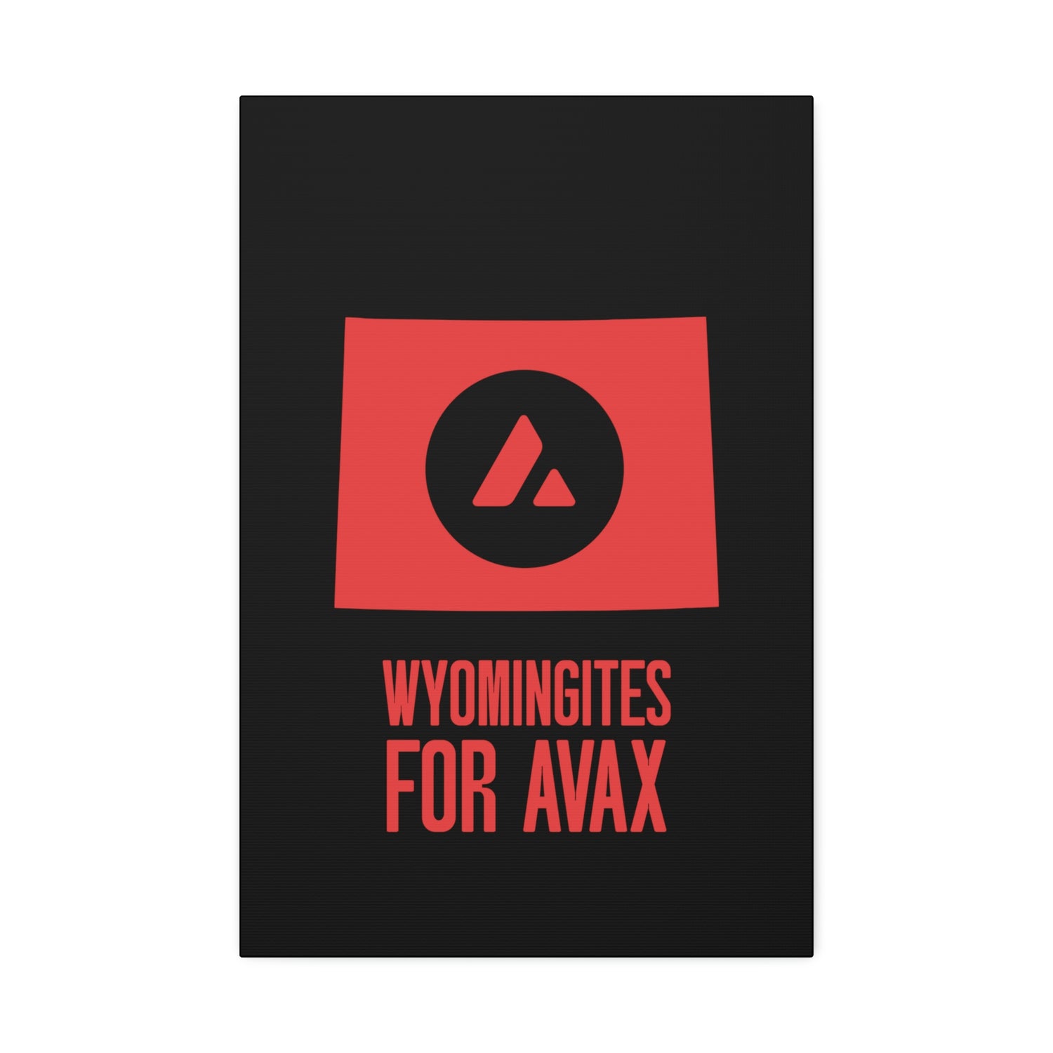 Wyomingites for Avax | Wall Canvas