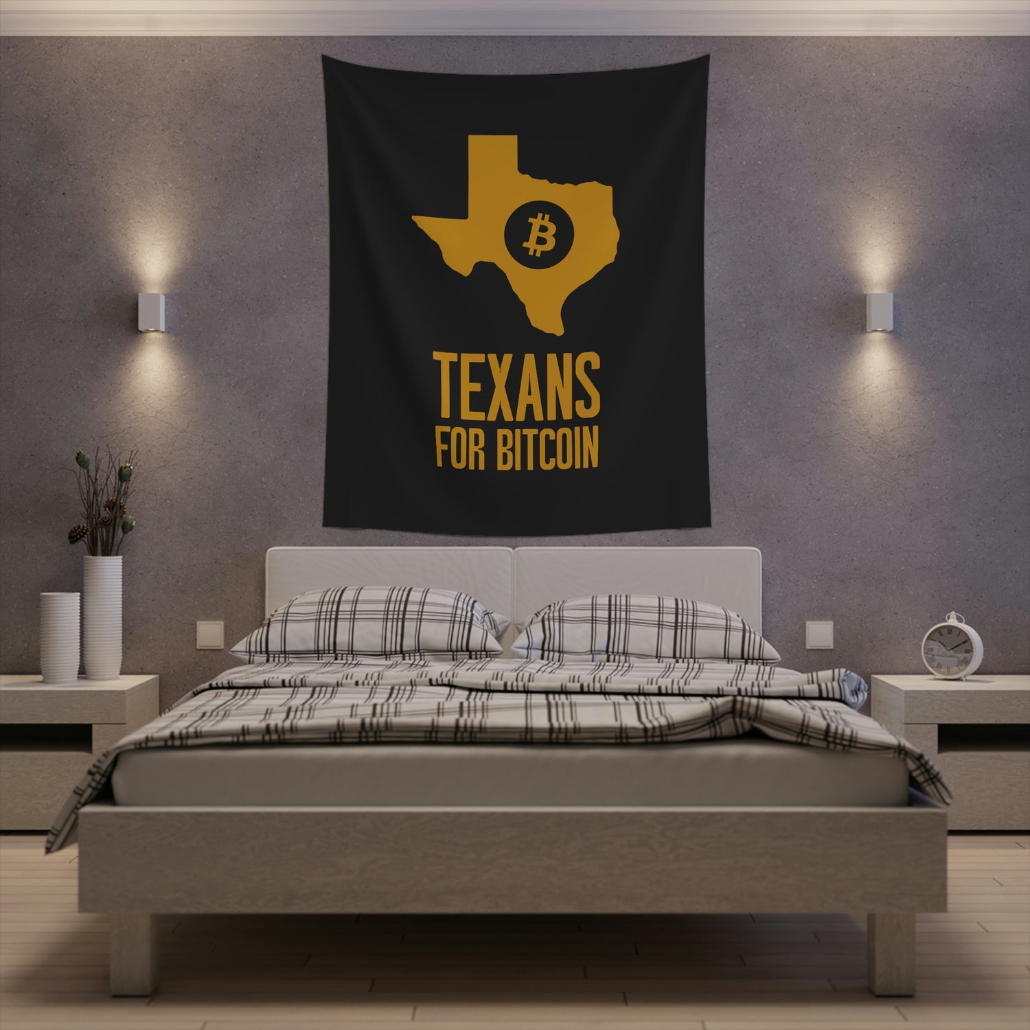 Texans for Bitcoin | Wall Tapestry