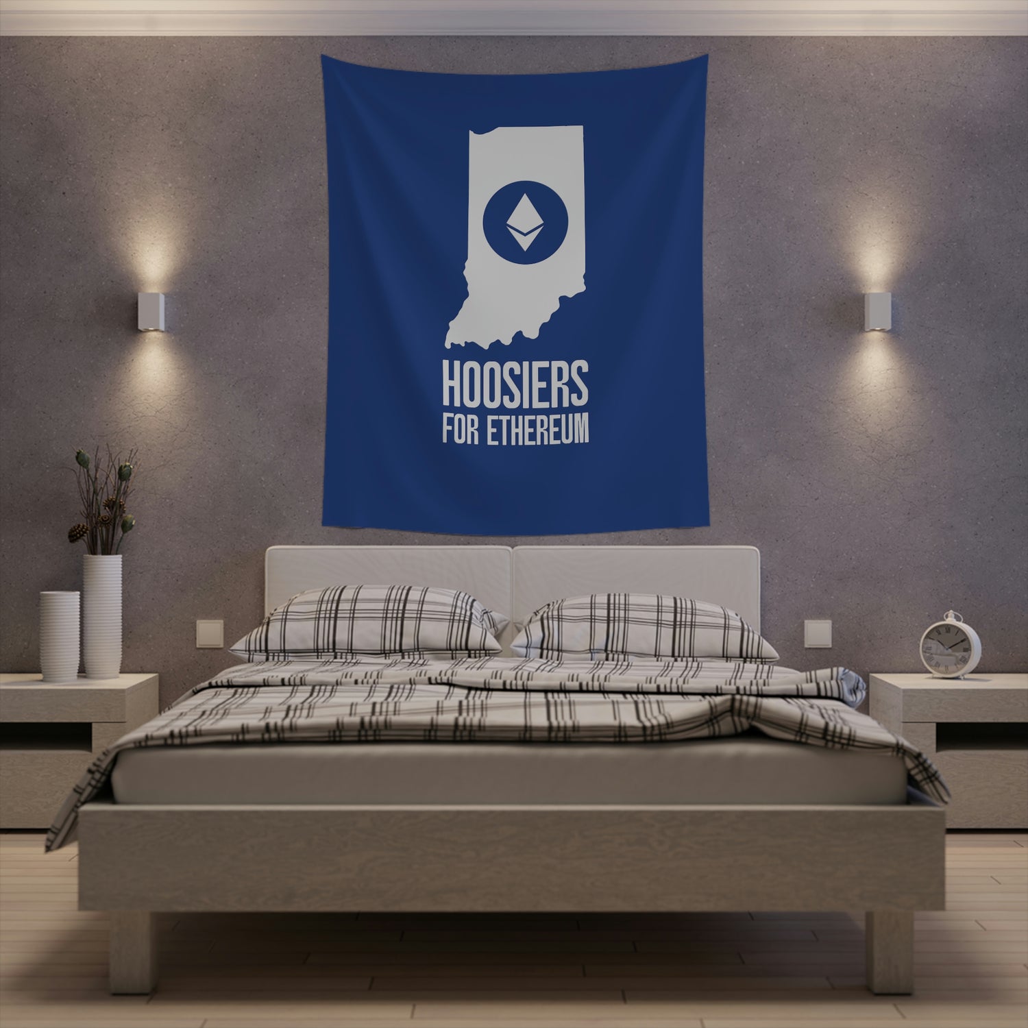 Hoosiers for Ethereum | Wall Tapestry