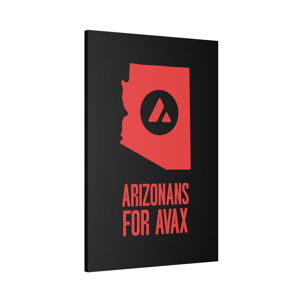 Arizonans for Avax | Wall Canvas