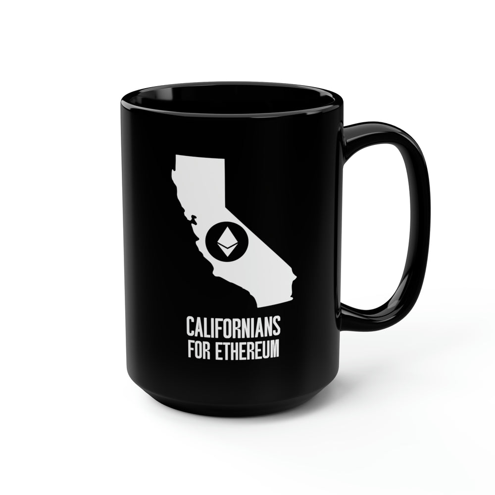 Californians for Ethereum | Black Mug