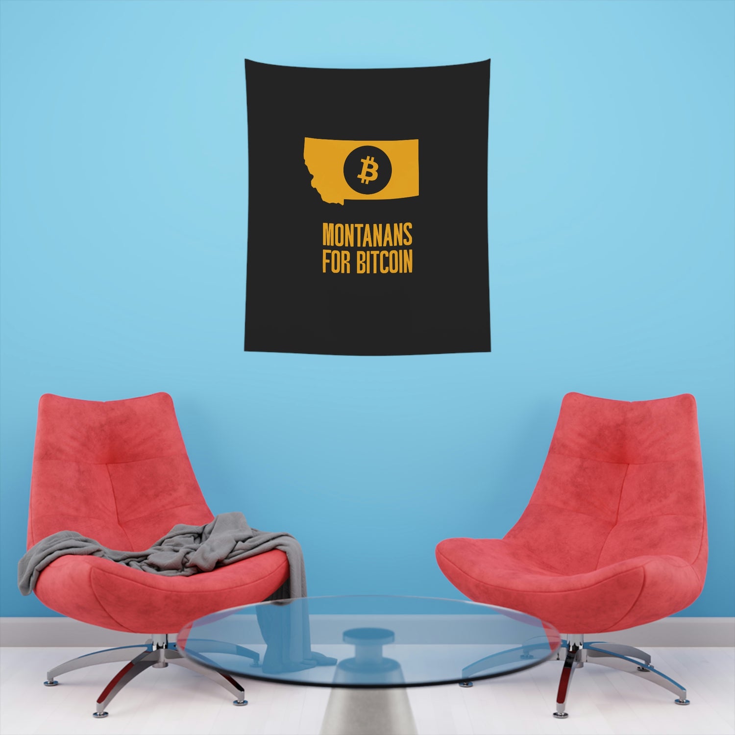 Montanans for Bitcoin | Wall Tapestry