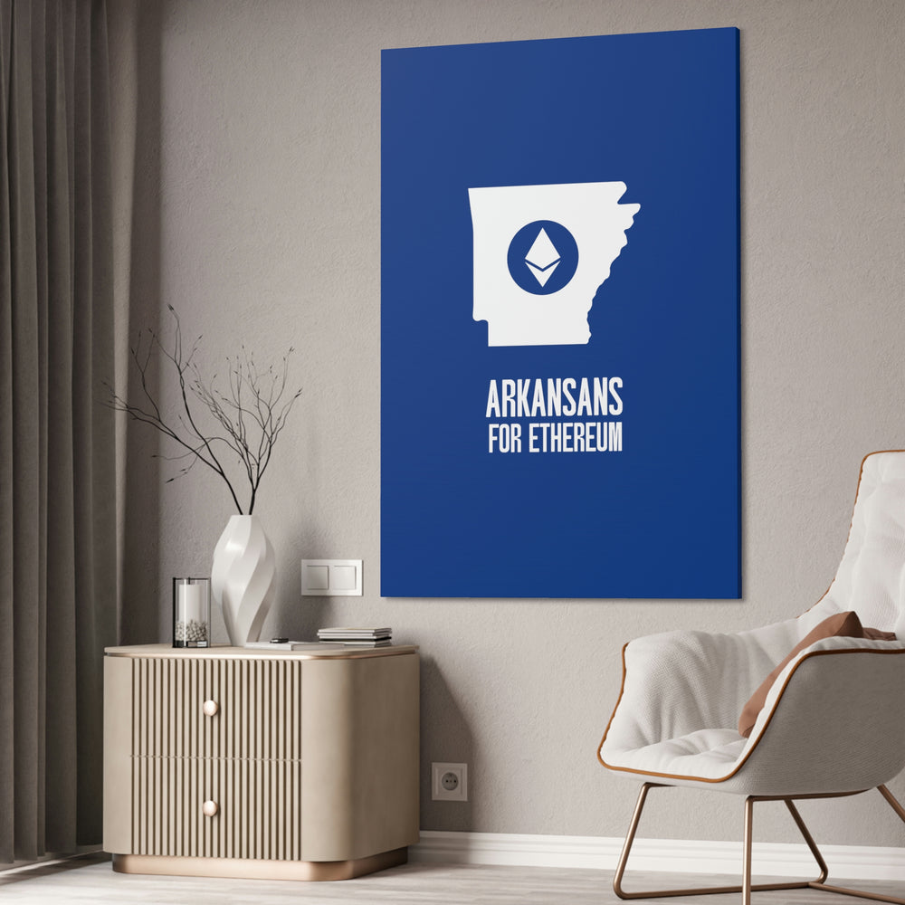 Arkansans for Ethereum | Wall Canvas