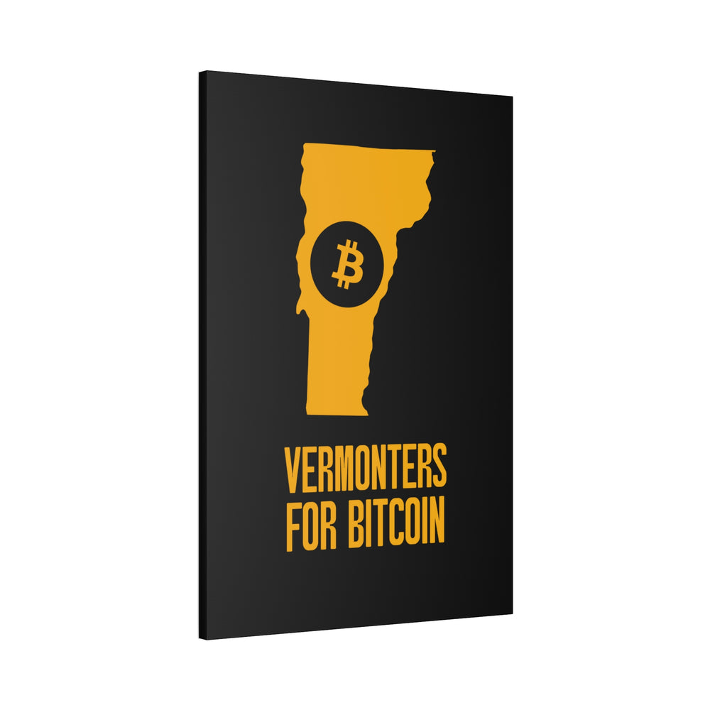 Vermonters for Bitcoin | Wall Canvas