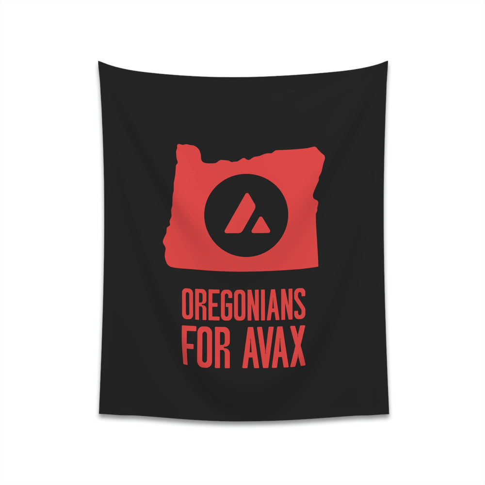 Oregonians for Avax | Wall Tapestry