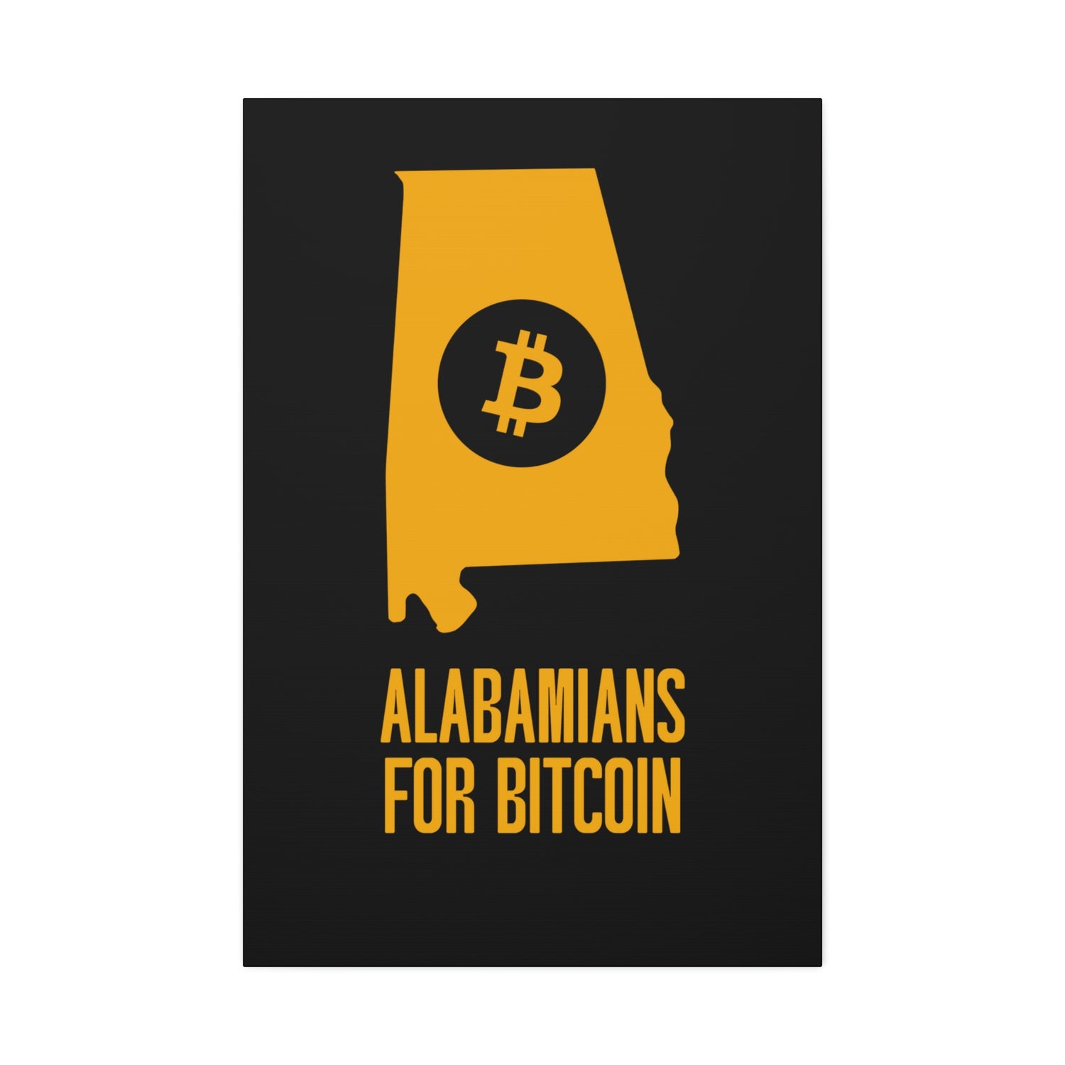 Alabamians for Bitcoin | Wall Canvas