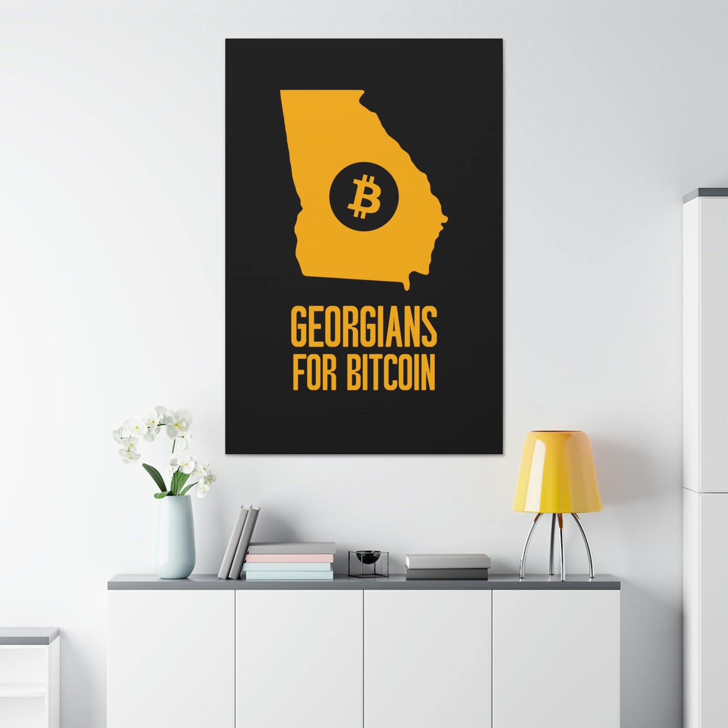 Georgians for Bitcoin | Wall Canvas