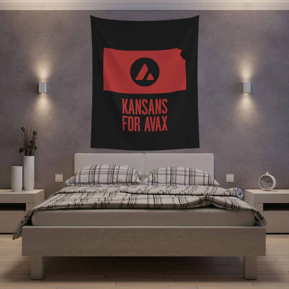 Kansans for Avax | Wall Tapestry