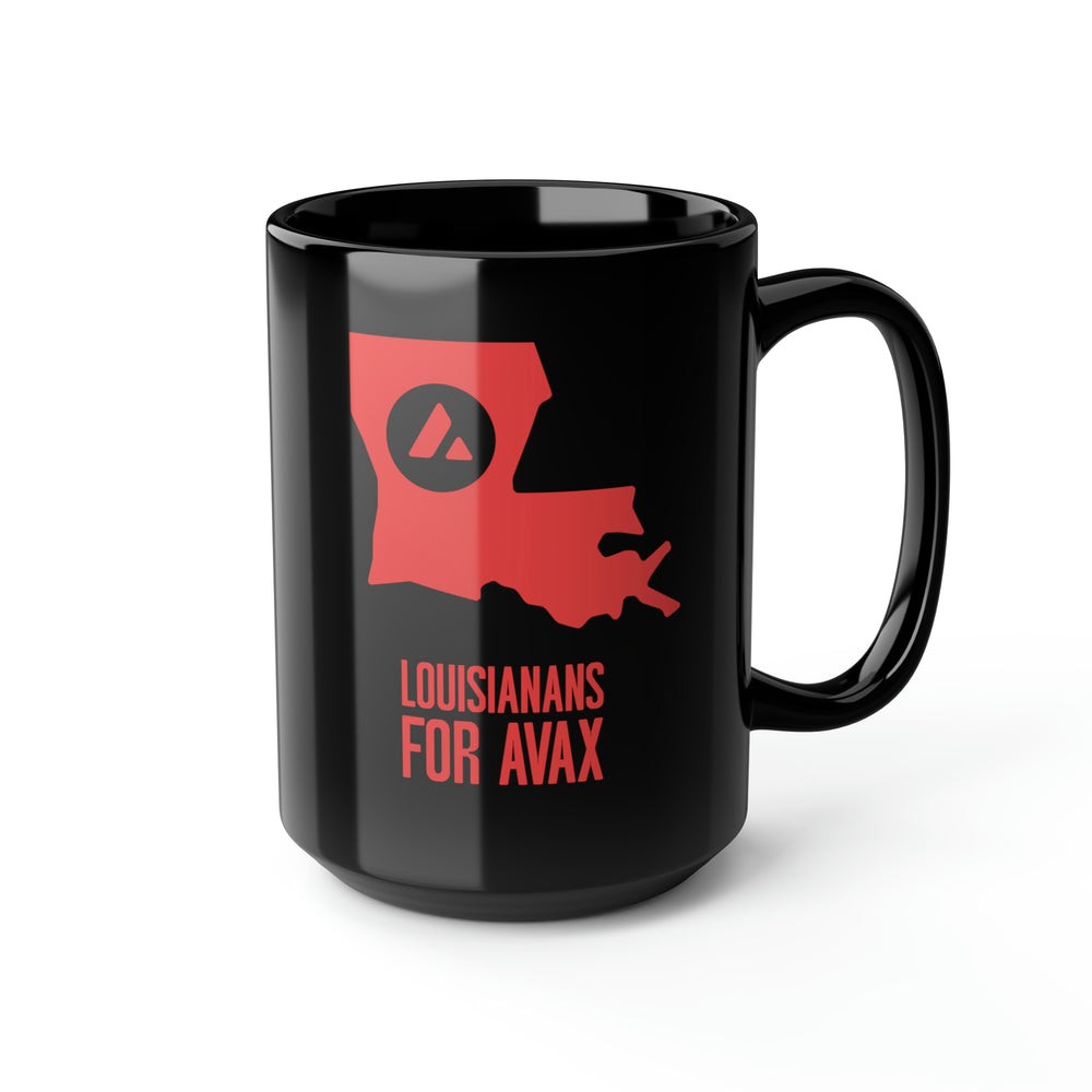 Louisianans for Avax | Black Mug