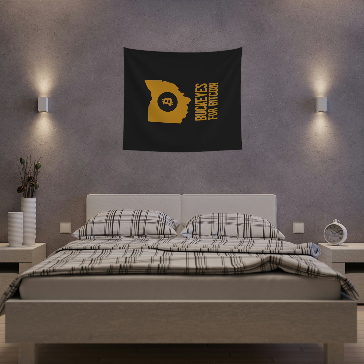 Buckeyes for Bitcoin | Wall Tapestry