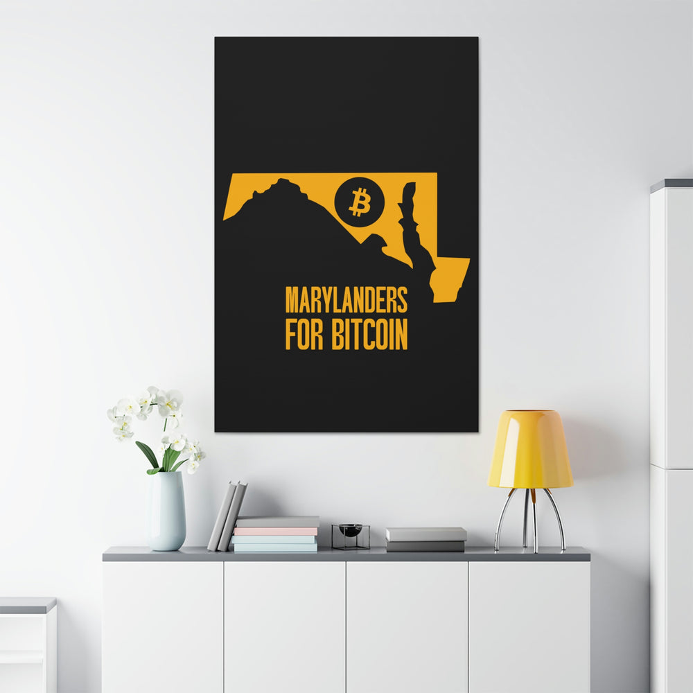 Marylanders for Bitcoin | Wall Canvas