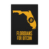 Floridians for Bitcoin | Wall Canvas