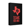 Texans for Avax | Wall Canvas