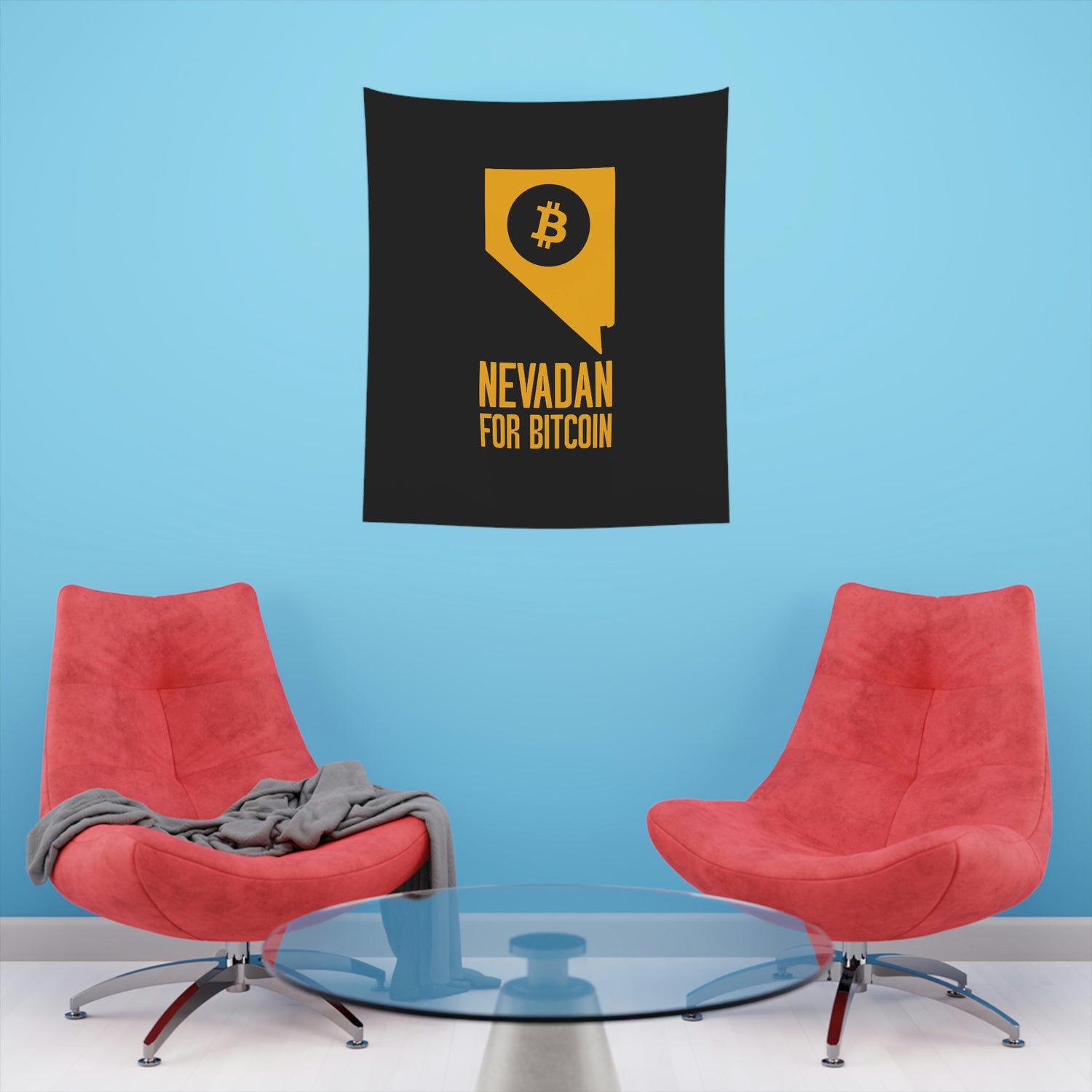 Nevadan for Bitcoin | Wall Tapestry