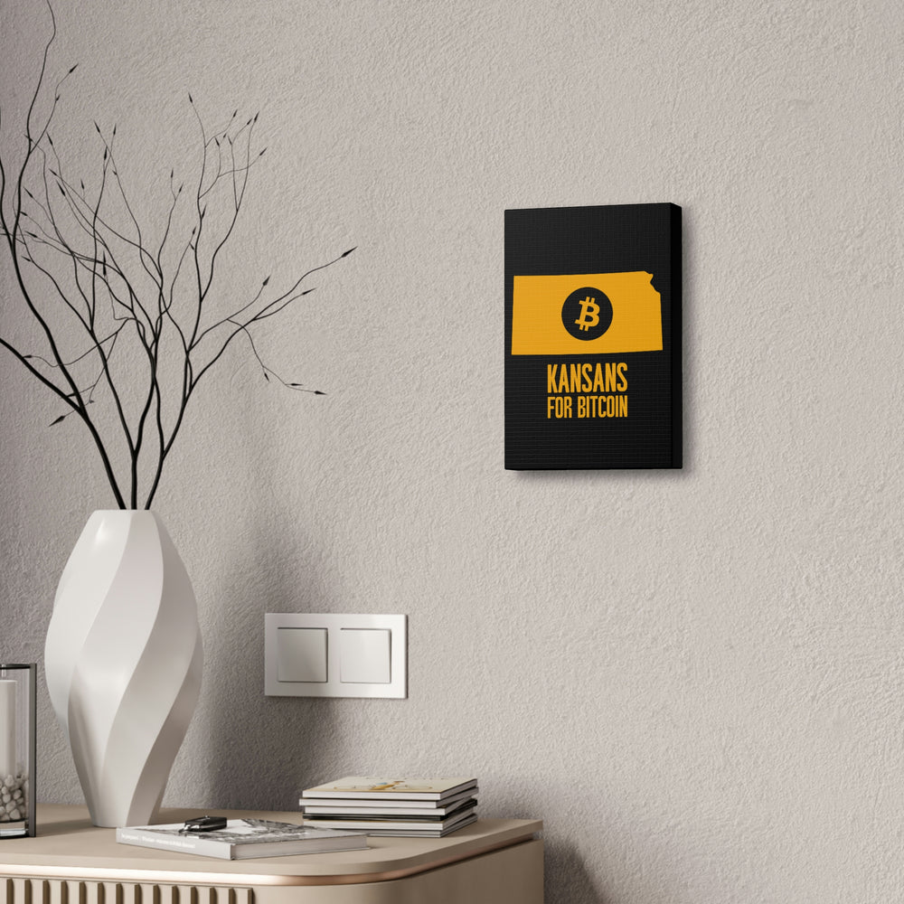 Kansans for Bitcoin | Wall Canvas