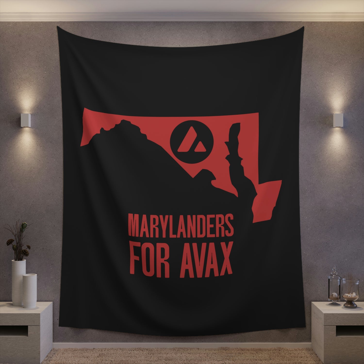 Marylanders for Avax | Wall Tapestry