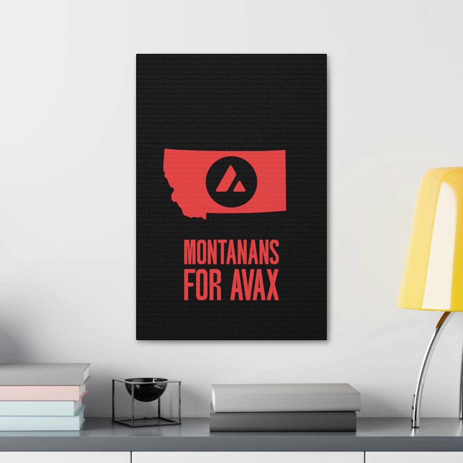 Montanans for Avax | Wall Canvas