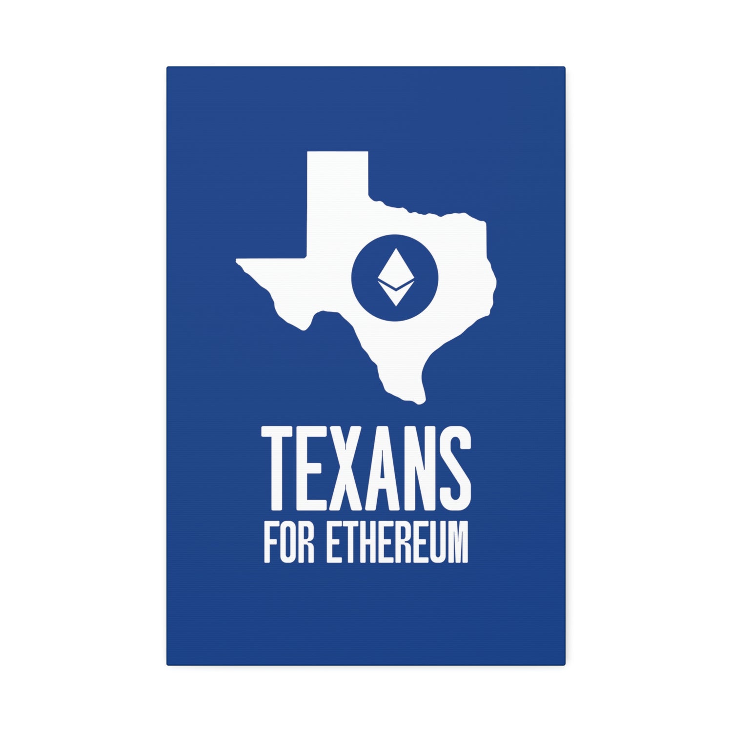 Texans for Ethereum | Wall Canvas