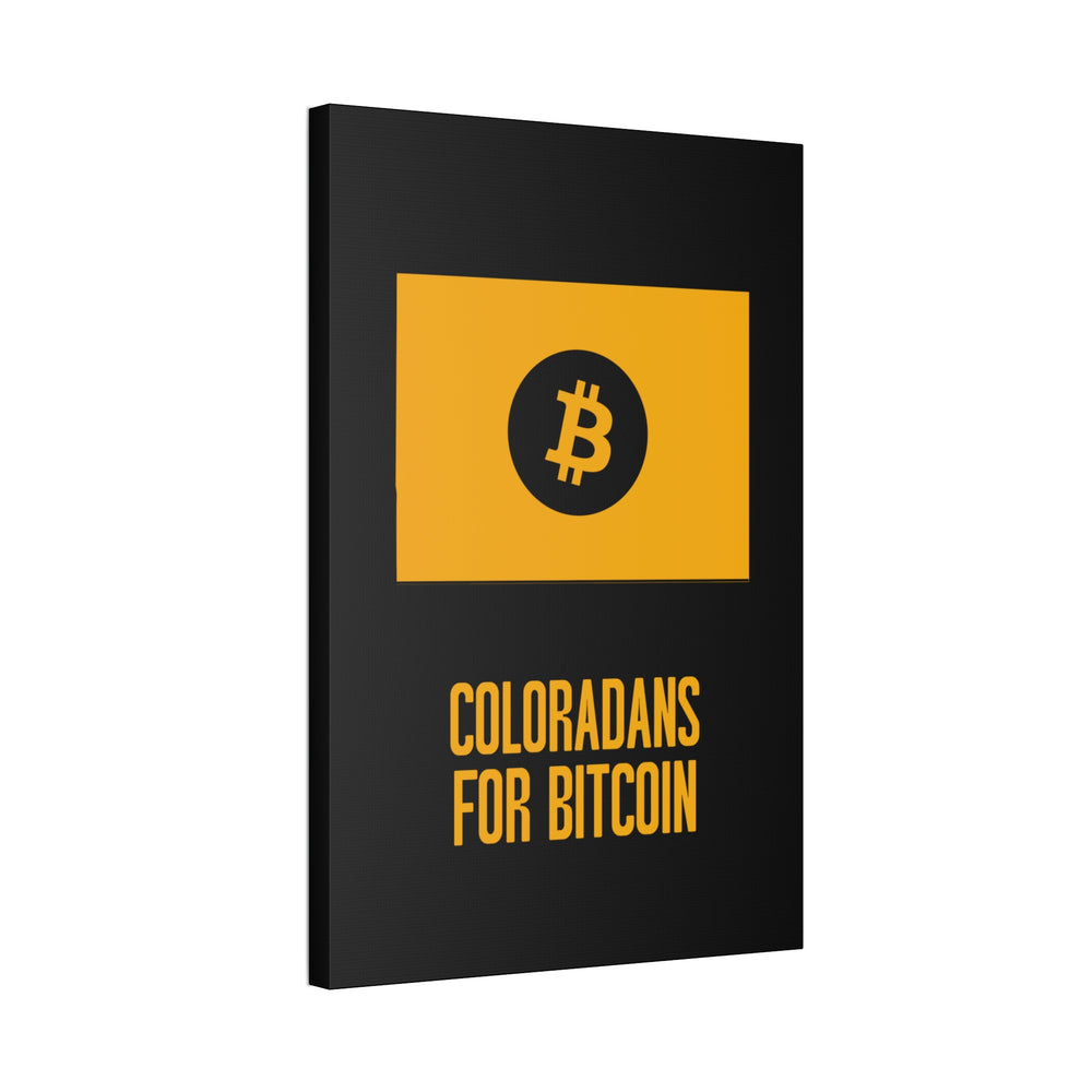 Coloradans for Bitcoin | Wall Canvas