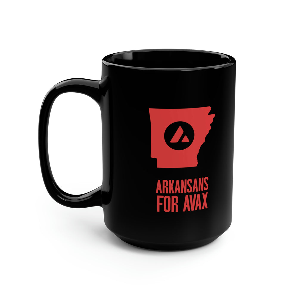 Arkansans for Avax | Black Mug