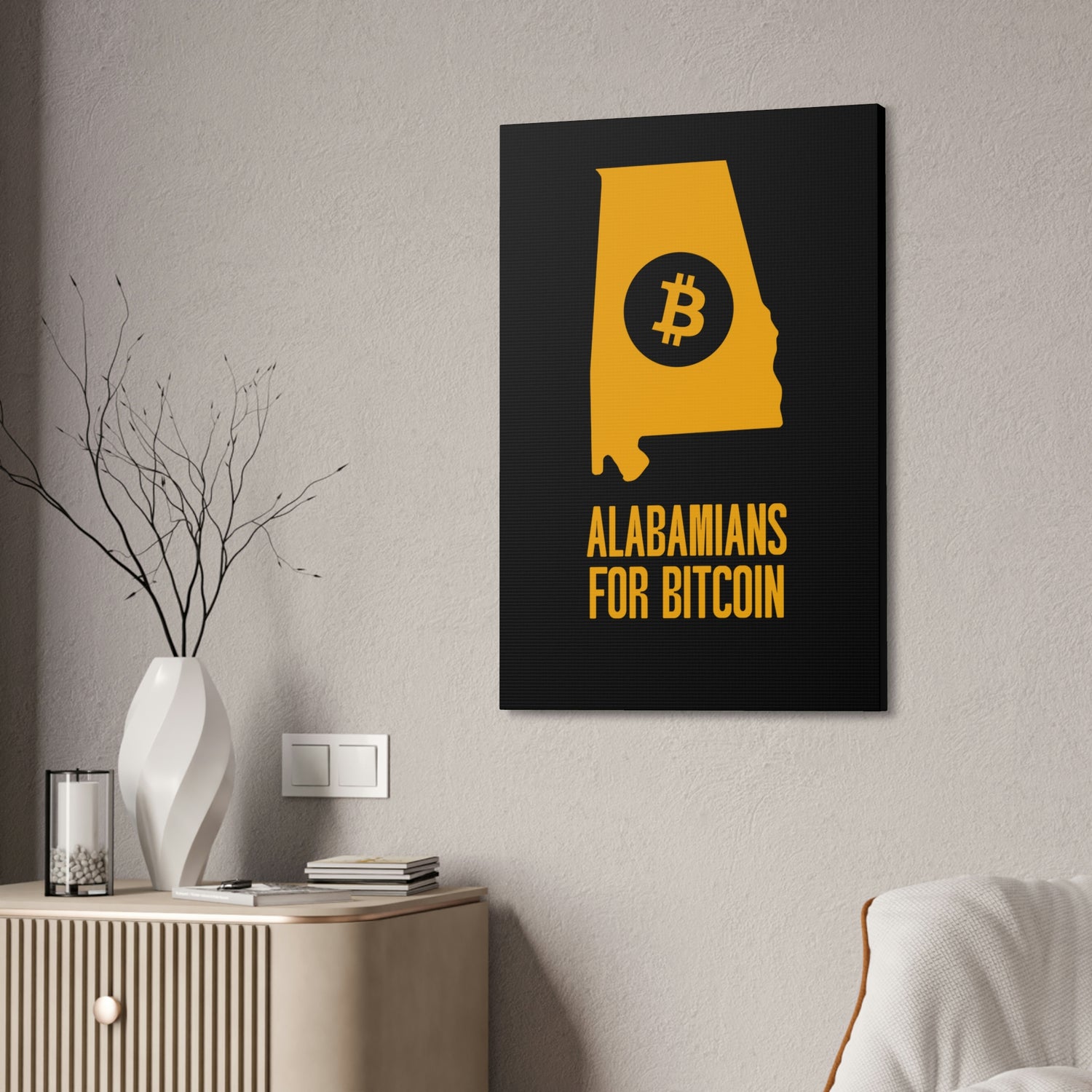 Alabamians for Bitcoin | Wall Canvas