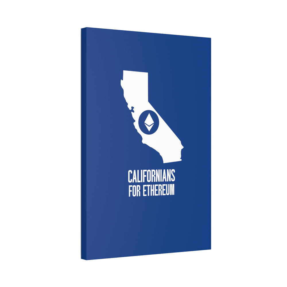 Californians for Ethereum | Wall Canvas