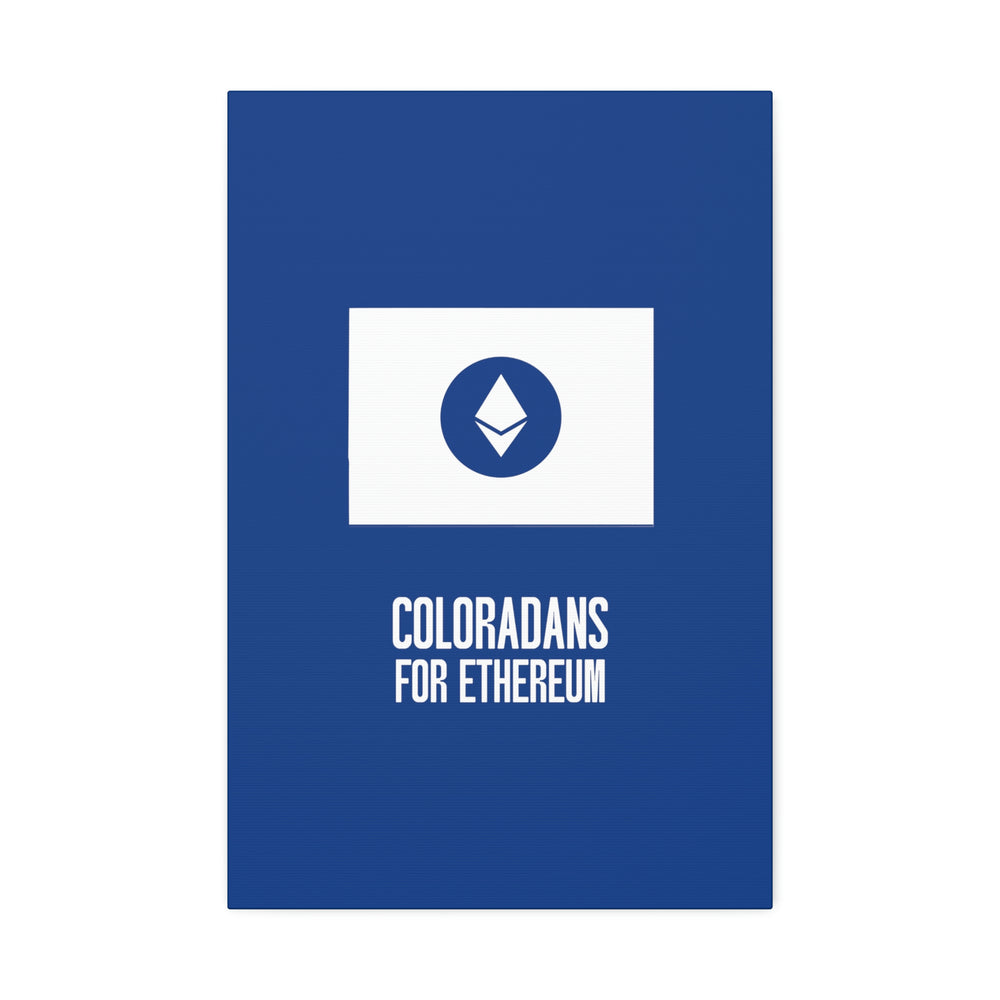 Coloradans for Ethereum | Wall Canvas