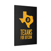 Texans for Bitcoin | Wall Canvas